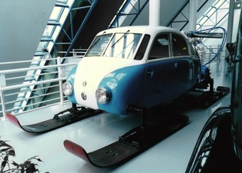 Illustration for article titled Tatra V855: Ass-Engined Nazi-Occupied Snowmobile